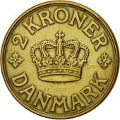 Coin, Denmark, Christian X, 2 Kroner, 1925, Copenhagen, AU(55-58)