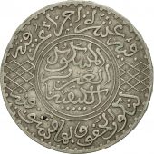 Monnaie, Maroc, Abd al-Aziz, 1/2 Rial, 5 Dirhams, 1904, Paris, TTB+, Argent