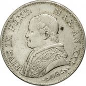 Monnaie, tats italiens, PAPAL STATES, Pius IX, Lira, 1866, Rome, SUP, Argent