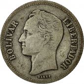 Coin, Venezuela, Gram 10, 2 Bolivares, 1919, Philadelphia, EF(40-45), Silver