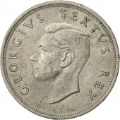 Monnaie, Afrique du Sud, George VI, 5 Shillings, 1952, TTB+, Argent, KM:41