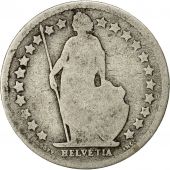 Coin, Switzerland, 1/2 Franc, 1881, Bern, F(12-15), Silver, KM:23