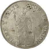 Coin, Peru, 4 Rales, 1836, Cuzco, EF(40-45), Silver, KM:151.1