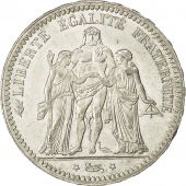 Coin, France, Hercule, 5 Francs, 1873, Paris, MS(60-62), Silver, KM:820.1