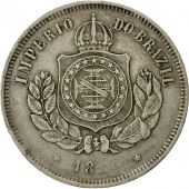 Monnaie, Brsil, Pedro II, 200 Reis, 1882, TB+, Copper-nickel, KM:478