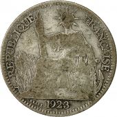 Coin, FRENCH INDO-CHINA, 10 Cents, 1923, Paris, F(12-15), Silver, KM:16.1