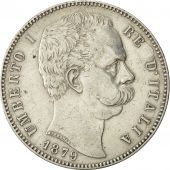 Monnaie, Italie, Umberto I, 5 Lire, 1879, Rome, TTB+, Argent, KM:20