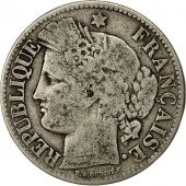 Coin, France, Crs, 2 Francs, 1871, Paris, VF(20-25), Silver, KM:817.1