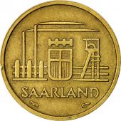 Monnaie, SAARLAND, 10 Franken, 1954, Paris, TTB, Aluminum-Bronze, KM:1