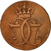 Coin, Denmark, Christian VII, Skilling, 1771, Copenhagen, VF(30-35), Copper