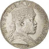 Monnaie, thiopie, Menelik II, Birr, 1892 (1899), Paris, SUP+, Argent, KM:19