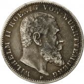 Monnaie, Etats allemands, WURTTEMBERG, Wilhelm II, 3 Mark, 1909, Freudenstadt