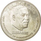 Coin, Bahamas, Elizabeth II, 10 Dollars, 1974, Franklin Mint, AU(55-58), KM 68a