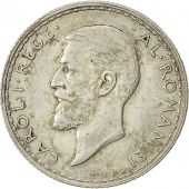 Coin, Romania, Carol I, 2 Lei, 1910, AU(55-58), Silver, KM 43