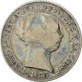 Monnaie, Espagne, Isabel II, 4 Reales, 1853, Seville, TB+, Argent, KM 600.3
