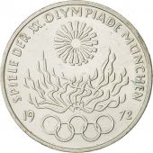Monnaie, Rpublique fdrale allemande, 10 Mark, 1972, Stuttgart, SPL, KM 135