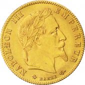 Monnaie, Second Empire, Napolon III, 5 Francs or, 1866, Paris, SPL, Gad. 1002