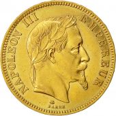 Monnaie, Second Empire, Napolon III, 100 Francs or, 1865, Paris, Gadoury 1136