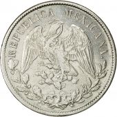 Coin, Mexico, Peso, 1898, Zacatecas, EF(40-45), Silver, KM 409.3