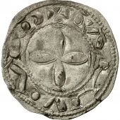 Coin, France, Languedoc, Vicomt dAlbi, Denier, AU(50-53), Silver, Boudeau 774