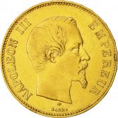 Coin, France, Napoleon III, 100 Francs, 1856, Paris, EF(40-45), Gold, KM 786.1