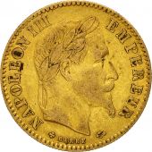 Monnaie, France, Napolon III, 10 Francs, 1866, Strasbourg, TB+, Or, Gad. 1015