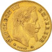 Coin, France, Napoleon III, 10 Francs, 1867, Paris, EF(40-45), Gold
