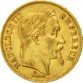 Monnaie, France, Napolon III, 20 Francs, 1868, Strasbourg, TTB, Or