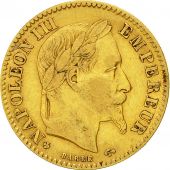 Monnaie, France, Napolon III, 10 Francs, 1868, Strasbourg, TB+, Or