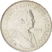 Monaco, Rainier III, 50 Francs, 1974, Silver, KM:152.1