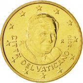 VATICAN CITY, 50 Euro Cent, 2010, Brass, KM:387