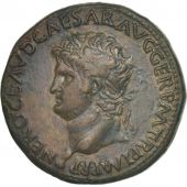 Nero, Sestertius, Lyons, Bronze, RIC:443