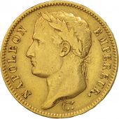 France, Napolon I, 40 Francs, 1810, Lille, Or, KM:696.6, Gadoury:1084