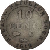 Etats allemands, WESTPHALIA, Jerome, 10 Centimes, 1812, Faute, Argent, KM:96