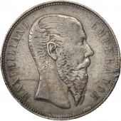 Mexique, Maximilian, 50 Centavos, 1866, Mexico City, Argent, KM:387