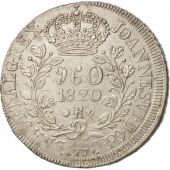 Brazil, 960 Reis, 1820, Silver, KM:326.1