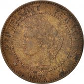 France, Crs, 2 Centimes, 1877, Paris, Bronze, KM:827.1, Gadoury:105