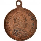 Vatican, Medal, Pie IX, Religions & beliefs, 1877, Cuivre