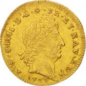 France, Louis XIV, Louis dor aux 8 L et aux insignes, 1701, Metz, AU(50-53)