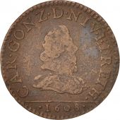 FRENCH STATES, NEVERS & RETHEL, Liard, 1608, Charleville, VF(20-25), KM:12.1