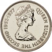 Tristan Da Cunha, Elizabeth II, 25 Pence, 1977, SPL+, Copper-nickel, KM:1