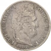 France, Louis-Philippe, 1/4 Franc, 1835, Paris, EF(40-45), Silver, KM:740.1