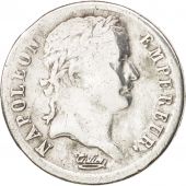 France, Napolon I, 1/2 Franc, 1812, Lyon, VF(20-25), Silver, KM:691.5