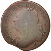 France, Louis XVI, 12 deniers franois, 1791, Limoges, B, Bronze, Gadoury:15