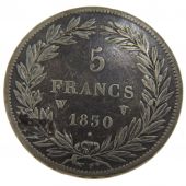 Louis Philippe Ier, 5 Francs Tte Nue sans le I
