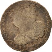 France, Louis XVI, 2 sols franois, 1792, Metz, VG(8-10), Bronze, KM:603.2