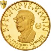 Haiti, 1000 Gourdes, 1967, MS(65-70), Gold, KM:71