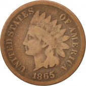 tats-Unis, Indian Head Cent, 1865, Philadelphia, VF(20-25), KM:90a