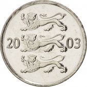 Estonia, 20 Senti, 2003, MS(65-70), Nickel plated steel, KM:23a