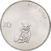 Slovenia, 20 Stotinov, 1993, MS(65-70), Aluminum, KM:8